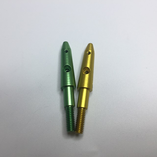 anodized aluminum part